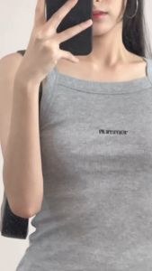 (สินค้าพร้อมส่ง) Flummer - Tank Top เสื้อกล้ามผ้าร่องใส่สบาย