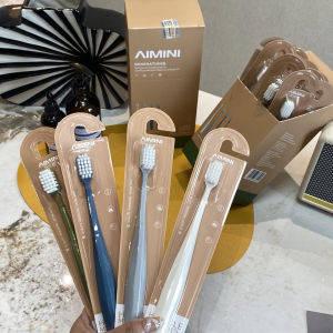 AIMINI 5th Generation Wide Head Soft Bristle Toothbrush Dental Cleaning Flossing Adult Couple Gum Protection Toothbrush