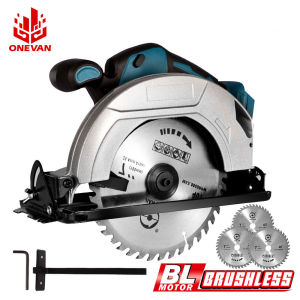 7 Inch Brushless Rechargeable Electric Circular Saw 180mm Multifunctional Cordless Cutting Machine Power Tools For Makita 18V Battery