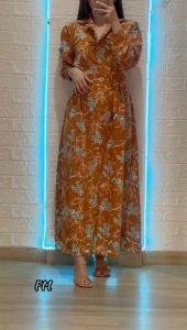 FEMMESHOPA - DRESS WANITA - DRESS TERBARU - DRESS KEKINIAN - FN LONGDRESS ROSY