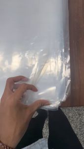 Plastik Es Batu Kristal Bahan PE Tebal 05 Jumbo ukuran 44x83cm