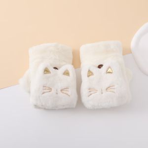 MOLORE | Cute Insulated Flap Flip Mittens Half Finger
