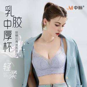 JM Mid-Pulse Ginseng Quantum Beauty Bra No Wire Accessory Breast Push up Anti-SAG Bra Small Chest Push up Ladies Intimates