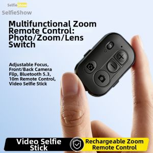 Selfieshow | Bluetooth Universal Remote Zoom Controller Multi-Function Flip Camera