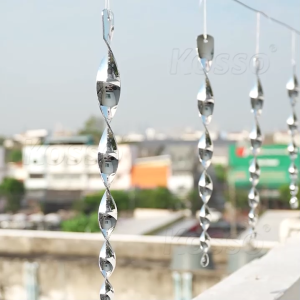 bkk KOSSO แท่งไล่นกแบบหมุนสะท้อนแสง 10ชิ้น อุปกรณ์ไล่นกคันเบ็ดควบคุมแบบเกลียวแขวนมีประสิทธิภาพต่อสิ่งแวดล้อม ที่ไล่นกแบบโมบาย 141 FHB
