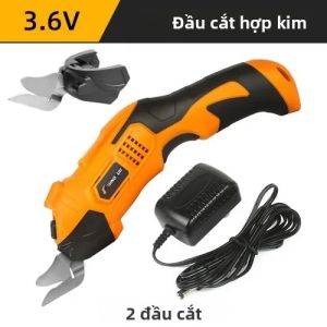 Kéo Điện Không Dây Sạc Lại Được Dùng Pin Đầu Cắt Bằng Thép Tungsten Dùng Để Cắt Vải Và Da