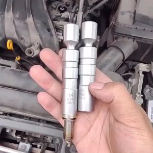 14/16mm Magnetic Spark Plug Socket Wrench Universal 3/8\" Drive Sockets Removal Wrench