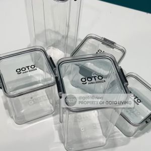 Goto Jubu Food Storage Container Toples Plastik Bening Kotak Makanan