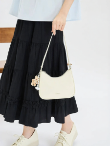 SANFU | Summer Cute Light Casual Shoulder Bag Half Structured Retro Women Bag