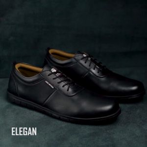 Gata 1015 - Sepatu Pria Pantofel Casual Formal Kerja Kuliah Hitam Coklat Eral Vittori