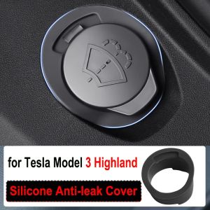 for Tesla Model 3 Highland 2024 Model Y Silicone Wiper Seam Water Anti-Leakage Plug Anti-blocking Cover Filter Mesh Accessories