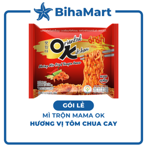 [GÓI LẺ] - MAMA OK - Mì xào Mama OK Tomyum Chua Cay (85g/gói) - Mì xào Tomyum Chua Cay Thái Mì Tomyum Mama xào