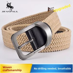 No-Hole Elastic Fabric Belt