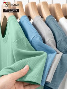 TUCANO | Ice Silk UV Protection Loose Quick Drying Mens T-Shirt Quarter-Length Sleeves