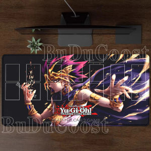 Bandai | Yu-Gi-Oh! playmat Mouse Pad Card Desk Mat 600x350mm Stitched Edge Board Game HD Printing Accessorie Trading Card Gaming Desk Mat
