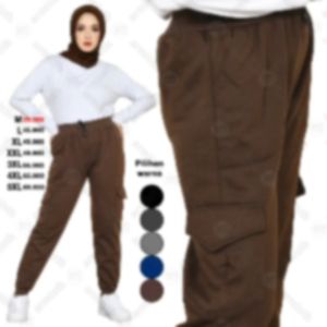Armisth - Celana Training Joger Cargo Wanita Terbaru / Jogger Cargo Cewe Trendy (Standar dan Super Jumbo)