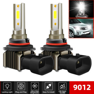 2PCS 9012 HIR2 Led Headlight Canbus No Error Car Fog Lamp Bulb High Power 6000K White Light Diode Lamp Plug And Play 12V NEW