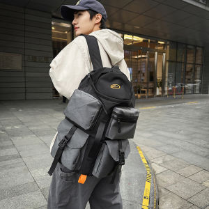 Large Capacity Outdoor Sports Backpack Mens Summer 2025 New Style Casual Leisure Travel Bag Double Shoulder Bag for Short Trips