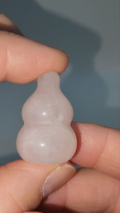 (SG Seller Ready Stocks) Natural Pink Quartz Gourd Display Ornament 3.02cm