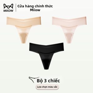 MiiOW | Quần Lót Bikini Thấp Vùng Eo Không Đường May Chống Khuẩn