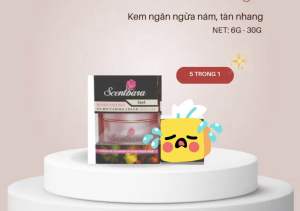 Kem dưỡng trắng da scentbara 5in1 roses essence brightening - HX1894