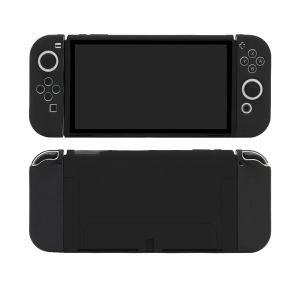 COLORFUL For Switch OLED Protective Shell Case TPU All-inclusive Soft Cover Protection Case For Switch OLED Gaming Console Acces