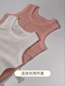 Retail Ministry Newborn Baby Rompers Mesh Cotton Bodysuit Sleeveless Jumpsuit Baby Clothing Boy and Girl