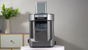 3-in-1 Commercial Food Processor - Slicer Dicer & Shredder - 100W Power - Stainless Steel Body - High Efficiency