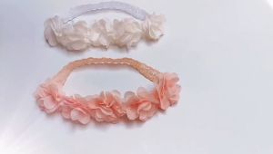 DreamBaby Bando bayi lucu/ikat rambut bayi/headband renda bunga untuk