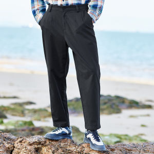 Jeep | Quick Dry Outdoor Mens Casual Pants Breathable Hiking Straight Leg Nine Points Elastic Long Trousers For Camping And Trekking