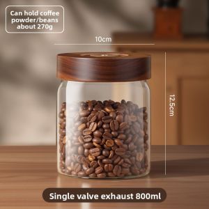 PAKCHOICE | Sealed Storage Container for Coffee Beans and Tea