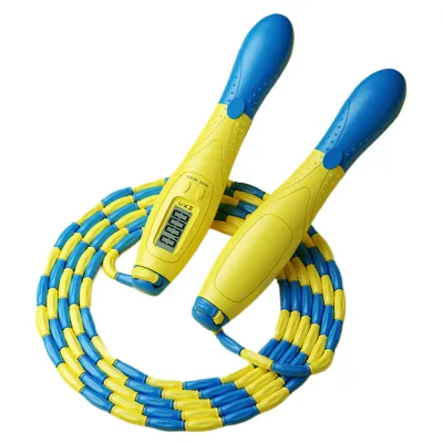 Beaded Jump Rope Jump Rope Adjustable Length Plastic Segmented Jump Rope Soft Beaded Skipping Rope for Kids Adults