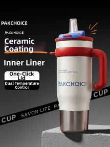 PAKCHOICE | High Capacity Stainless Steel Thermos Cup