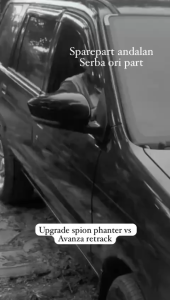 Spion ISUZU Panther Modif & Avanza Retrack Lipat Otomatis