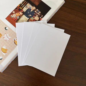 Cartoon Color Pure Color Artistic Minimalist Western-Style Medium Printable Custom Theme Thick Photo Postcard Envelope