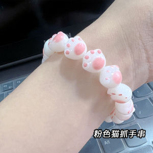 Bodhi Bracelet Womens Hand Toy Beads Girls Glass Plate Beads Girlfriends Beaded Bracelet Primary School Students Bodhi Seed Plate String