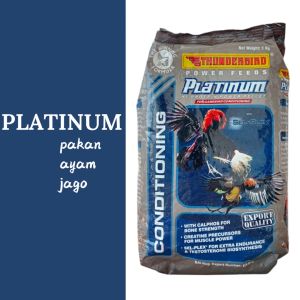 THUNDERBIRD PLATINUM (BIRU) 1 KG - Pakan Ayam Jago Import