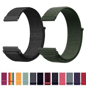 22mm 20mm Nylon Strap for Samsung Galaxy Watch 7 6 5 4 Amazfit Active Max Breathable Fashion Durable Huawei Watch 5 4 GT6-5 46mm