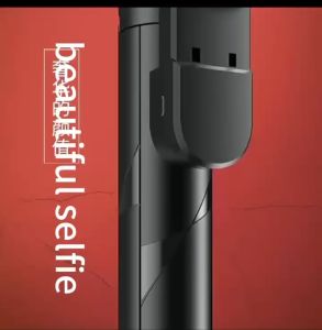 Outdoor Portable Mobile Phone Holder Wireless Bluetooth Connection Tripod Mobile Phone Stand Selfie Stick with Light Tripod Monopod Wireless Bluetooth Remote Control