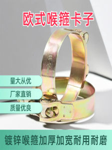 Thickened Galvanized Tiger Clamp Fixed Connector for Agricultural Use Plated Water Pipe Special for Fire Hose And Irrigation