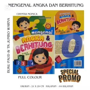 BUKU TK JUMBO - MENGENAL ANGKA DAN BERHITUNG UNTUK PAUD DAN TK