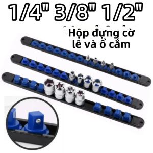 1 Cái Giá Đỡ Ổ Cắm Xoay 360 Độ Chất Lượng Cao Bằng Nhựa ABS Cho Ổ Cắm 1/4 Inch 3/8 Inch 1/2 Inch Kẹp Ổ Cắm Dụng Cụ