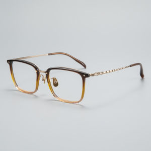 MOKCHEON | Lightweight Anti-Blue Light Titanium Frame Prescription Glasses