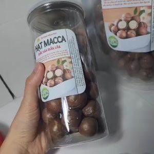 HŨ 400G Hạt Macca Đaklak Sấy Ăn Liền Nhà Trồng Loại 1 Gion Ngon