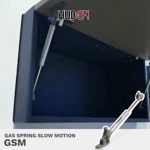 HUBEN GSM-100 GAS SPRING SLOW MOTION 12 INCHI X 100 NEWTON - HIDROLIK JOK MOTOR PINTU KABINET LEMARI