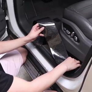 FinDee เทปนาโนกันรอย เทปคาร์บอนไฟเบอร์ 5D ป้องกันรอย เทปเคฟล่า ติดขอบ car door bumper strip