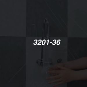 VONE Kran Cuci Piring Fleksibel Angsa Keran Sink Dapur Tanam Tembok Chrome