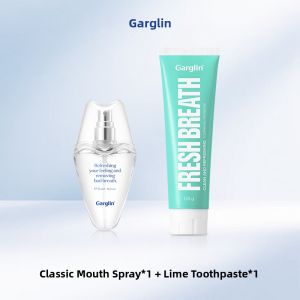 Garglin | High Appearance Portable Travel Toothpaste & Mouth Spray