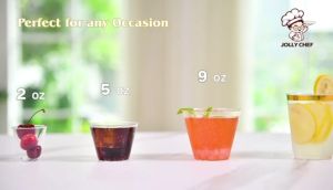 50ml Mousse Cup Round Pudding Cups Clear Disposable Aviation Cups Dessert Cup for Wedding Party