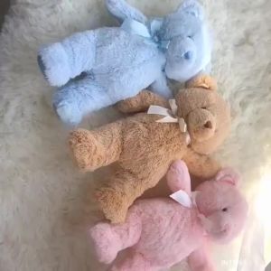Cute Sitting Posture Bear Doll Plush Toys Soft Stuffed Doll Hug Pillow Birthday Party Wedding Home Decoration Room Decor Gift